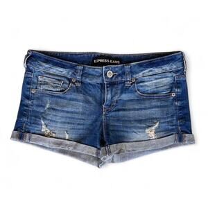 Women’s Y2K Express denim jean shorts size 2